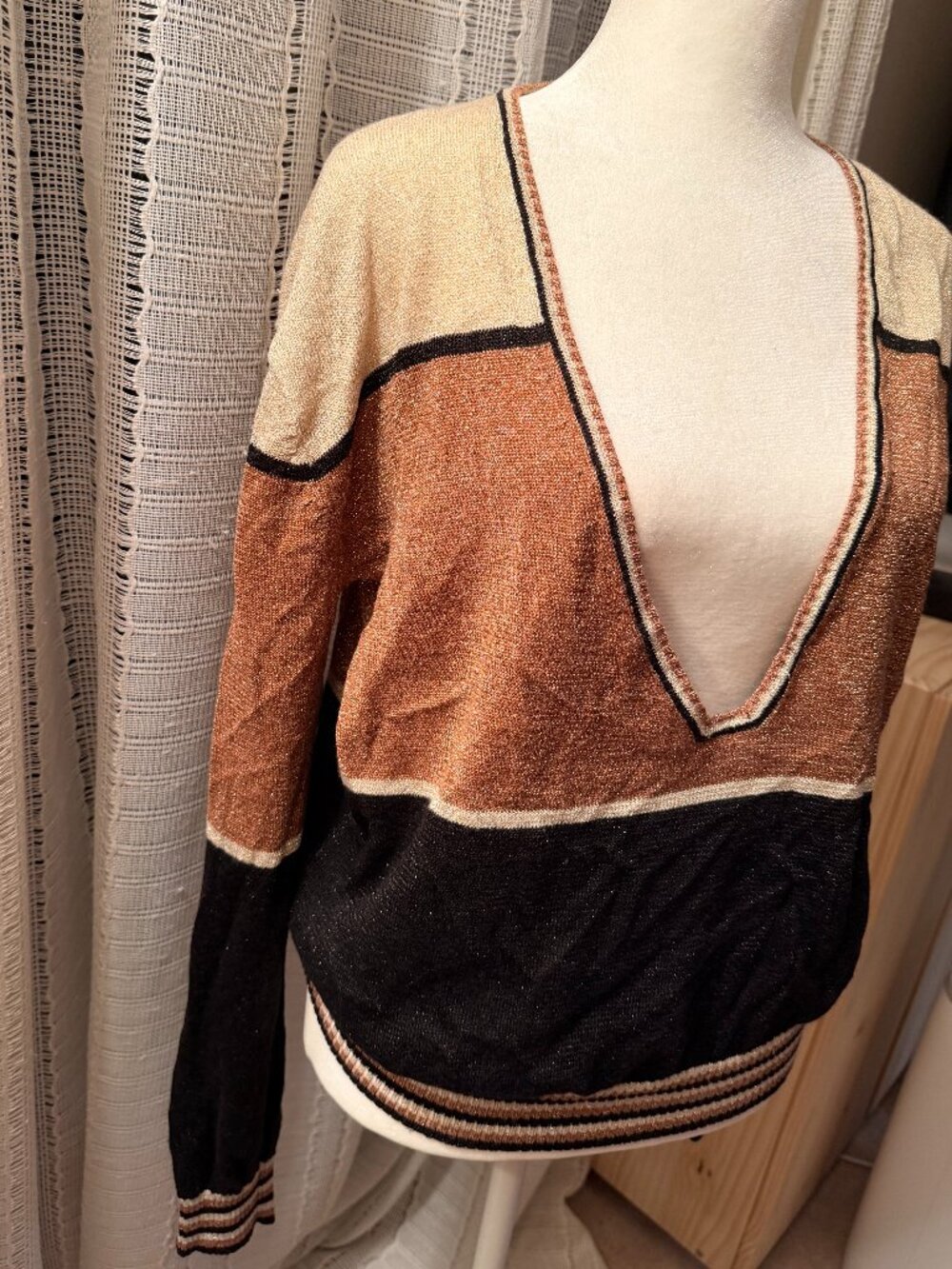 Free People Sparkle retro sweater